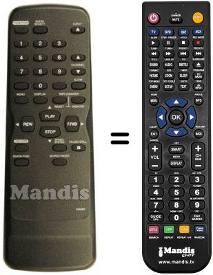 Replacement remote control Funai 29A-750