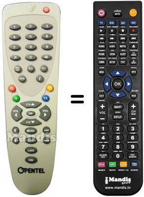 Replacement remote control REMCON1285