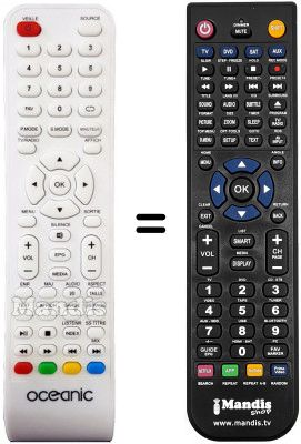 Replacement remote control Oceanic Ocealed240816W7