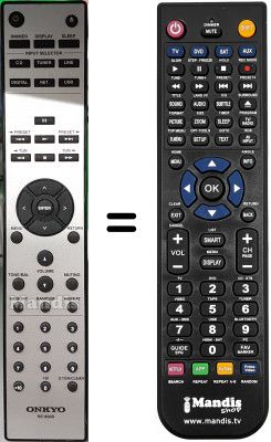 Replacement remote control RC-850S