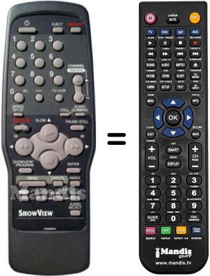 Replacement remote control Orion 07660BM070