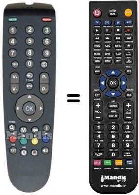 Replacement remote control REMCON329