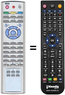 Replacement remote control REMCON802 Replacement remote control REMCON802