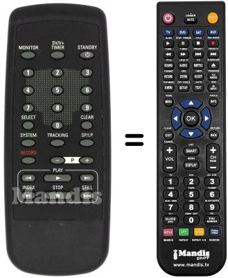 Replacement remote control Philips VR16101