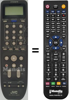 Replacement remote control JVC HR-E226