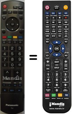 Replacement remote control Panasonic TH-42PY800P