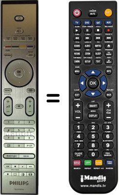 Replacement remote control Philips 37PFL9732D / 10