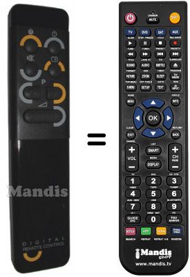 Replacement remote control RC6004