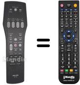 Replacement remote control Philips 482221830652