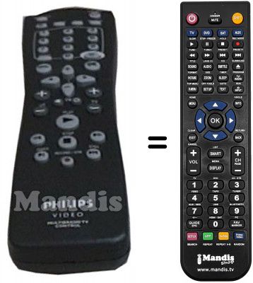 Replacement remote control Philips VR400-58