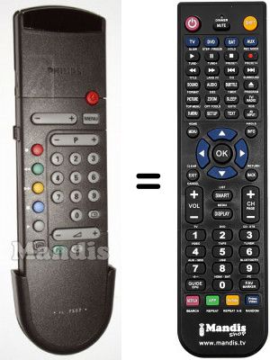 Replacement remote control Philips RC7507-01