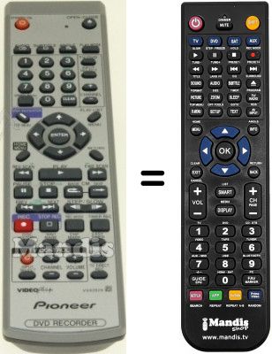 Replacement remote control Pioneer VXX2929
