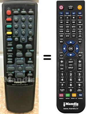 Replacement remote control RCR-35F19
