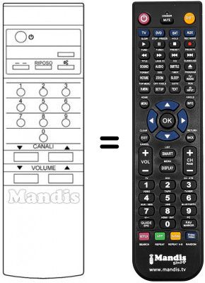 Replacement remote control RC56