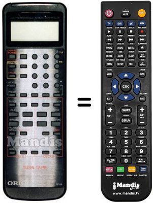 Replacement remote control Orion DX2020PS