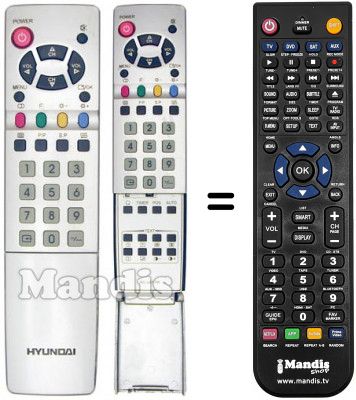 Replacement remote control ALL TEL LCD 020 Replacement remote control ALL TEL LCD 020