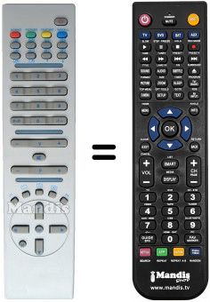 Replacement remote control RC1072