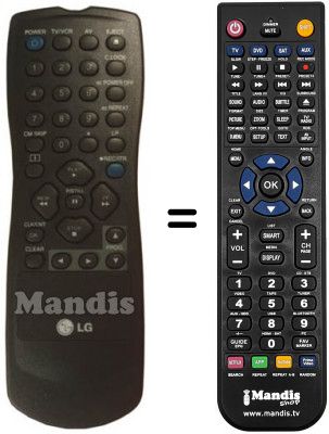 Replacement remote control RC1123334 / 00