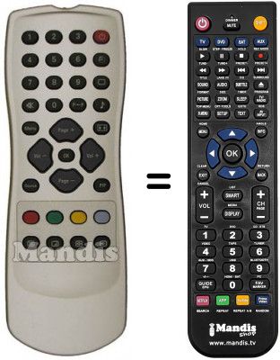 Replacement remote control Marantz LC2000