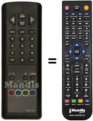 Replacement remote control LG CB14E80X