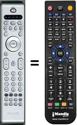 Replacement remote control Philips 32PF9964 / 12S Replacement remote control Philips 32PF9964 / 12S