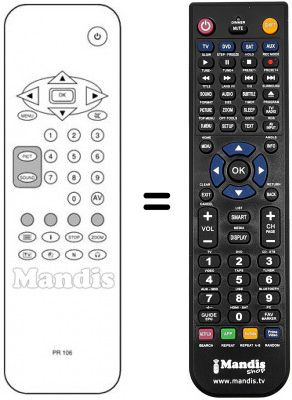 Replacement remote control RC7976 / 00
