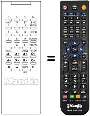 Replacement remote control RC9000