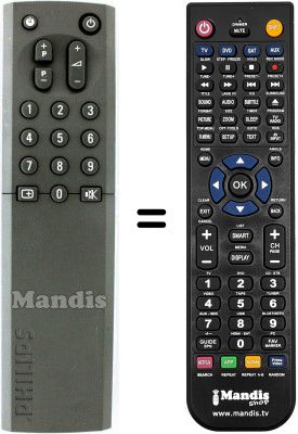 Replacement remote control LG RC9076 Replacement remote control LG RC9076