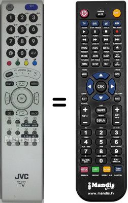 Replacement remote control JVC LT32DP8BG