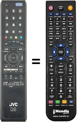 Replacement remote control JVC LT-32DP9BU