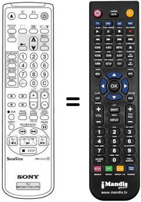 Replacement remote control RM-C812