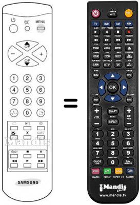 Replacement remote control Samsung CF3340Z