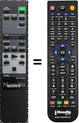 Replacement remote control Sony EV-C500E