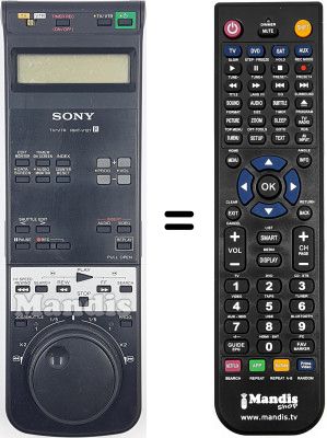 Replacement remote control RMT-V127
