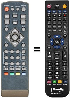 Replacement remote control REMCON1131