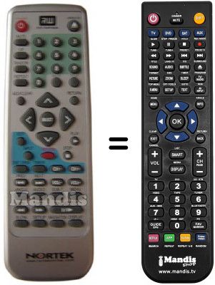 Replacement remote control REMCON516