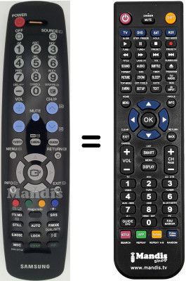 Replacement remote control Samsung LE23R41 Replacement remote control Samsung LE23R41