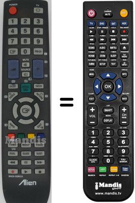 Replacement remote control Samsung LE46B620R3W/QXU Replacement remote control Samsung LE46B620R3W/QXU