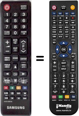 Replacement remote control Samsung UE32D4000NW