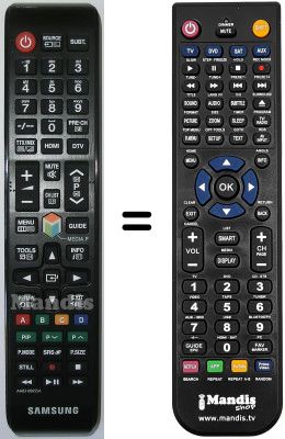 Replacement remote control Samsung PS42V4S