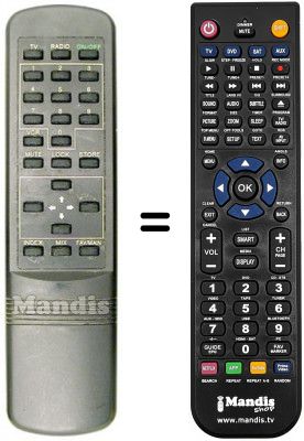 Replacement remote control REMCON1098 Replacement remote control REMCON1098