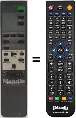 Replacement remote control RMT-V252