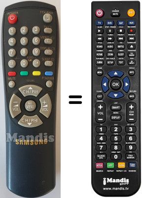 Replacement remote control AA59-10129C Replacement remote control AA59-10129C