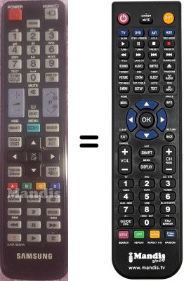 Replacement remote control AA59-00509A Replacement remote control AA59-00509A