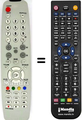 Replacement remote control Samsung LE32A455C1D / /XKS Replacement remote control Samsung LE32A455C1D / /XKS