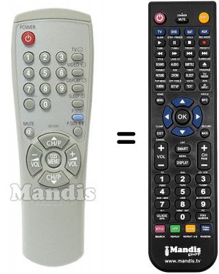 Replacement remote control Samsung AA59-00104J Replacement remote control Samsung AA59-00104J
