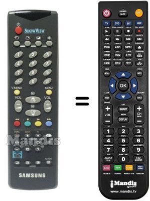 Replacement remote control Samsung AA59-00107B
