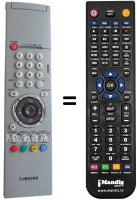 Replacement remote control Samsung AA59-00143A Replacement remote control Samsung AA59-00143A