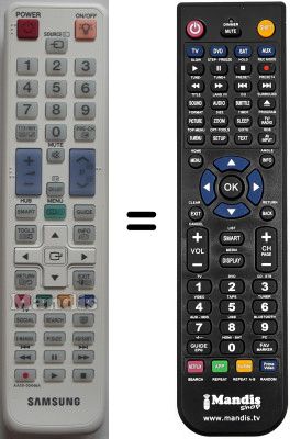 Replacement remote control Samsung LE46N73BDX/XEU