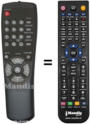 Replacement remote control Samsung AA59-10107N Replacement remote control Samsung AA59-10107N